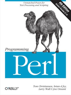 cover image of Programming Perl